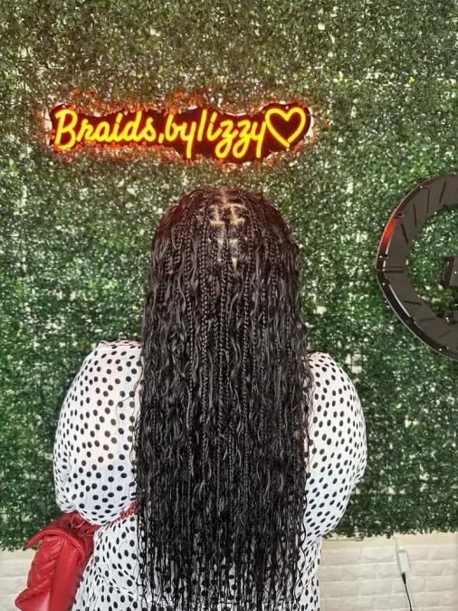 boho knotless braids